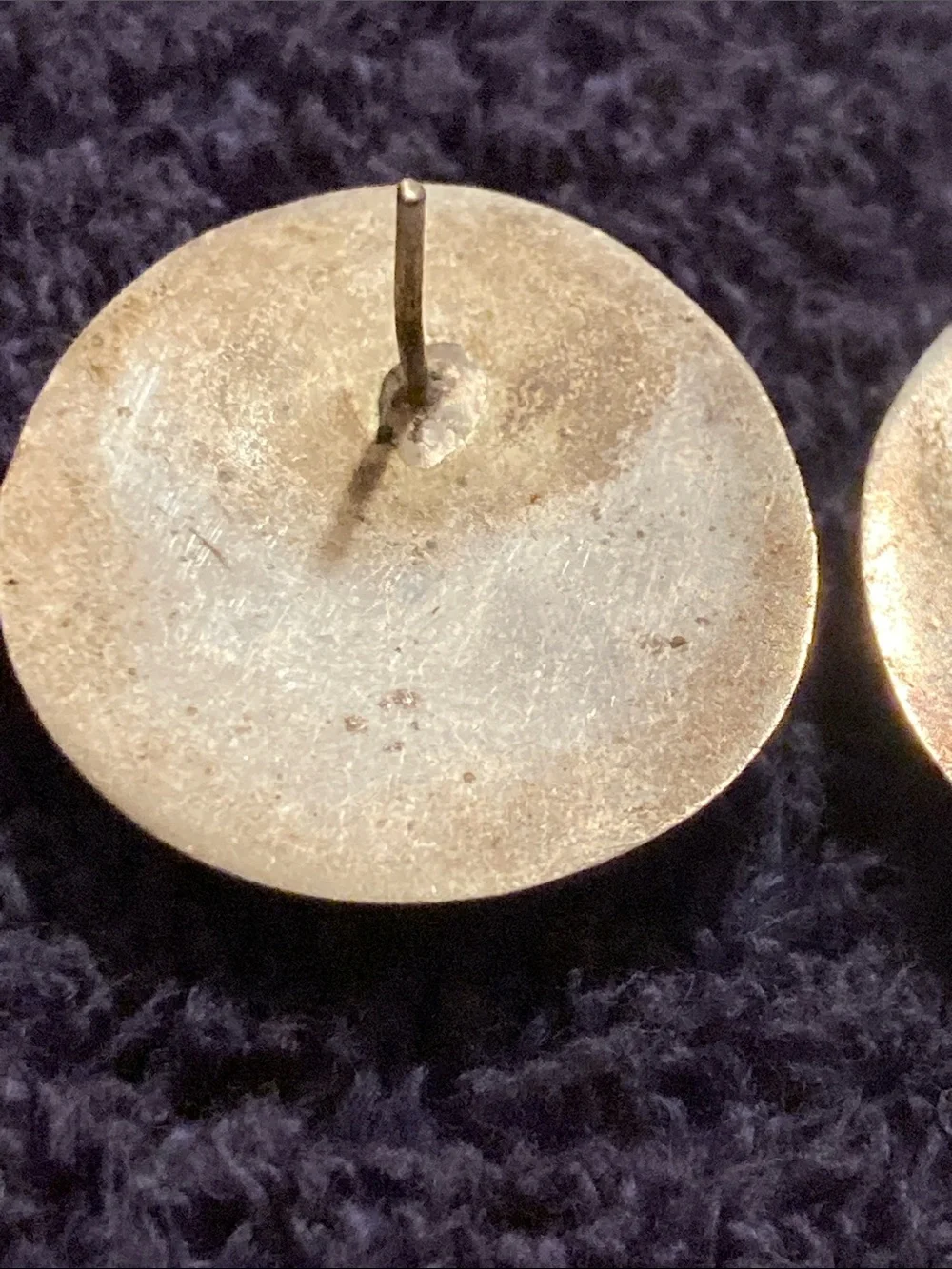 Mexican Alpaca Round Stud Earrings